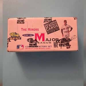 Classic Best Major League Baseball Card Set - Factory Sealed - The Minors